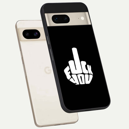  Rebel Mode On phone case For Google Pixel 7 showing premium glass back cover with detailed artwork