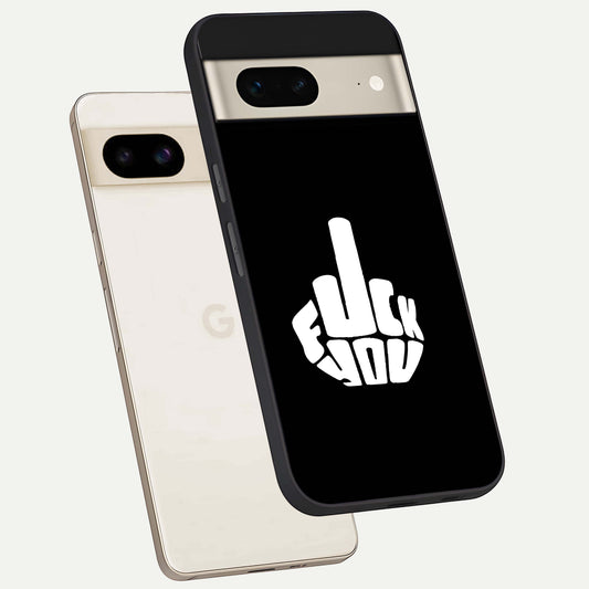  Rebel Mode On phone case For Google Pixel 7 showing premium glass back cover with detailed artwork