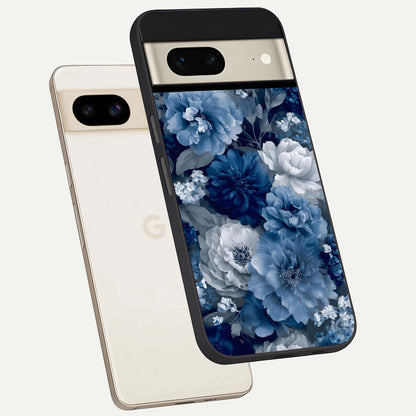  Royal Bloom Garden phone case For Google Pixel 7 showing premium glass back cover with detailed artwork