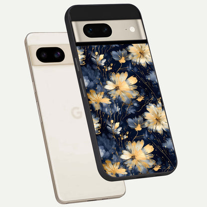  Royal Petal Dream phone case For Google Pixel 7 showing premium glass back cover with detailed artwork