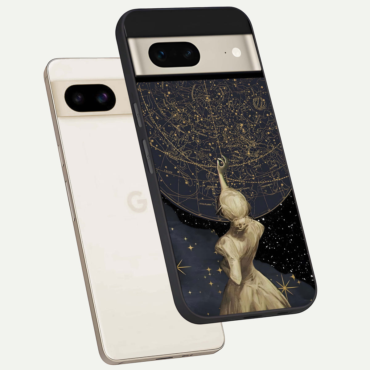  Taylor Swift Girl phone case For Google Pixel 7 showing premium glass back cover with detailed artwork