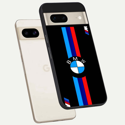  Turbo BMW Beast phone case For Google Pixel 7 showing premium glass back cover with detailed artwork