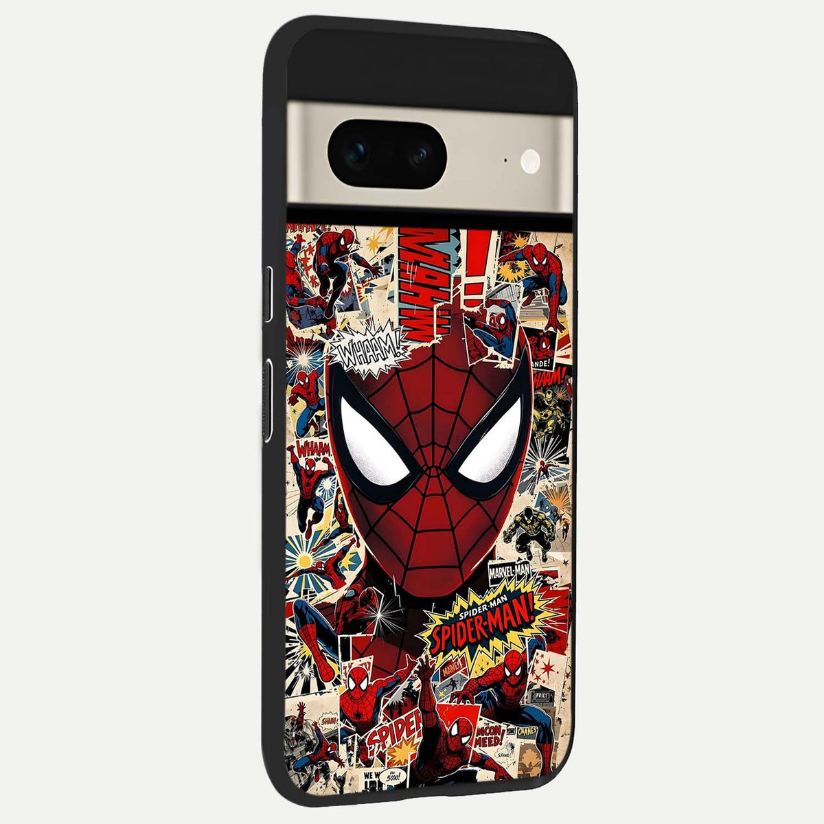  Aesthetic Wonder Spider back cover For Google Pixel 7 slim fit glass case with vibrant aesthetic design