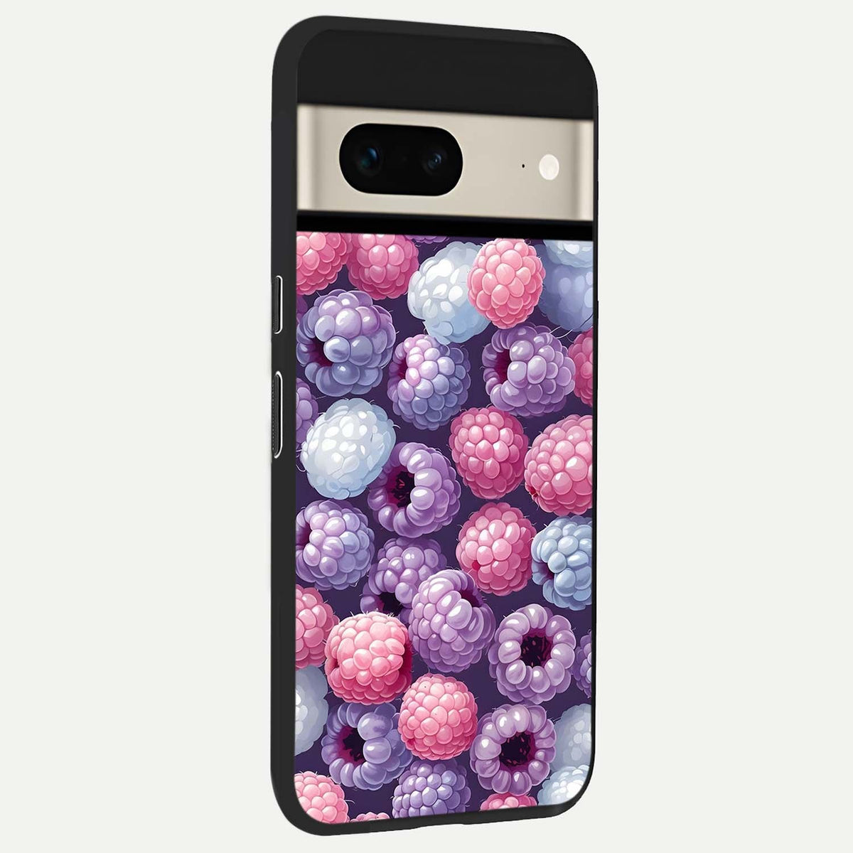  Berry Candy Pop back cover For Google Pixel 7 slim fit glass case with vibrant aesthetic design