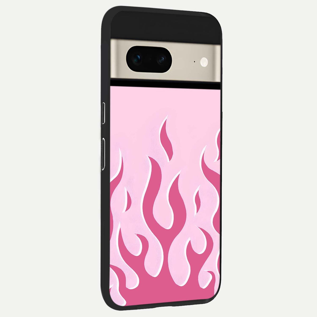  Blush Flame Energy back cover For Google Pixel 7 slim fit glass case with vibrant aesthetic design