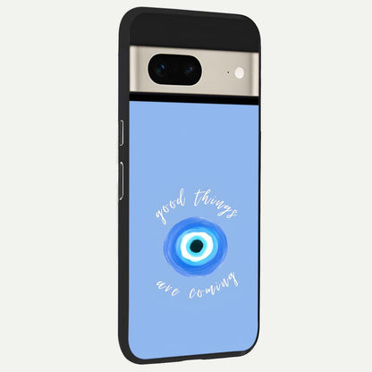  Bright Future Ahead back cover For Google Pixel 7 slim fit glass case with vibrant aesthetic design