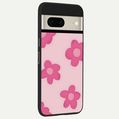  Candy Bloom Dreams back cover For Google Pixel 7 slim fit glass case with vibrant aesthetic design