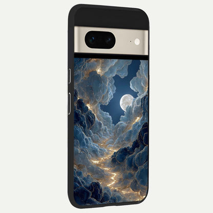  Celestial Cloud Road back cover For Google Pixel 7 slim fit glass case with vibrant aesthetic design