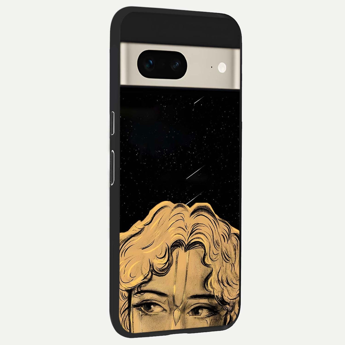  Celestial Gods Plan back cover For Google Pixel 7 slim fit glass case with vibrant aesthetic design