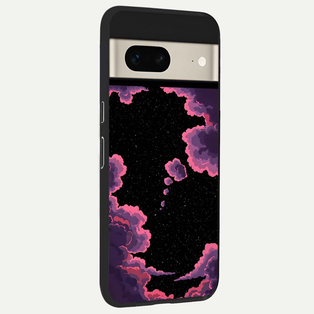  Cosmic Cloud Journey back cover For Google Pixel 7 slim fit glass case with vibrant aesthetic design