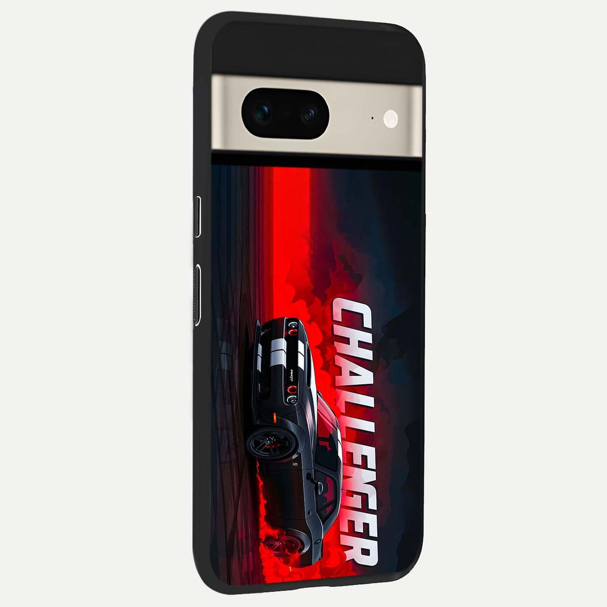  Crimson Challenger Fury back cover For Google Pixel 7 slim fit glass case with vibrant aesthetic design