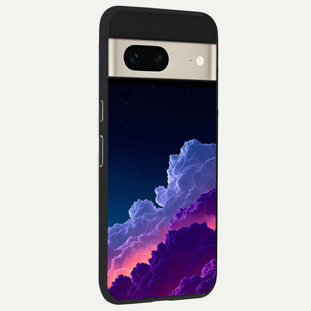  Dreamy Cloud Skies back cover For Google Pixel 7 slim fit glass case with vibrant aesthetic design