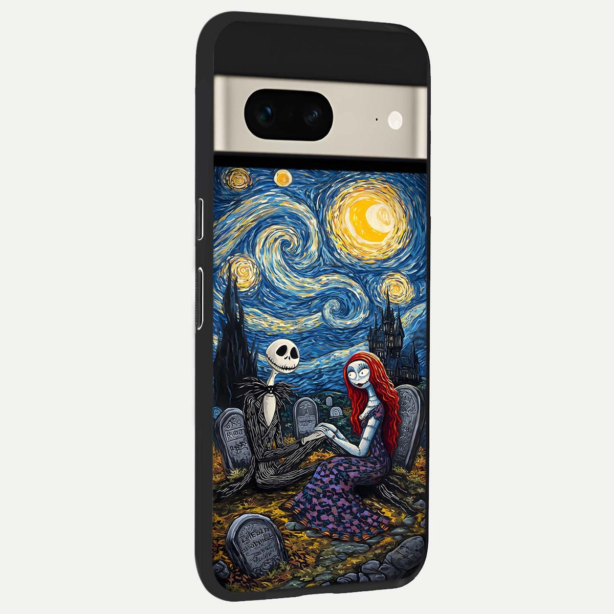  Eternal Night Love back cover For Google Pixel 7 slim fit glass case with vibrant aesthetic design