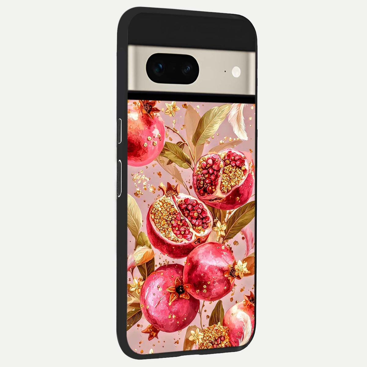  Golden Bloom Glow back cover For Google Pixel 7 slim fit glass case with vibrant aesthetic design