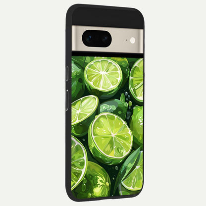  Green Kawasaki back cover For Google Pixel 7 slim fit glass case with vibrant aesthetic design
