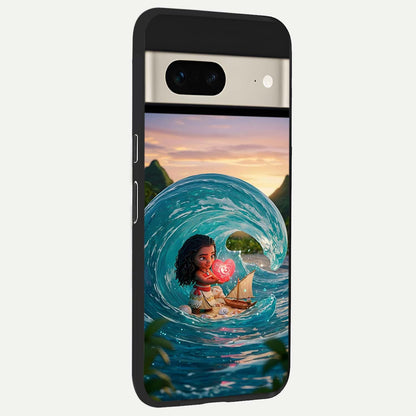  Heart of Ocean back cover For Google Pixel 7 slim fit glass case with vibrant aesthetic design