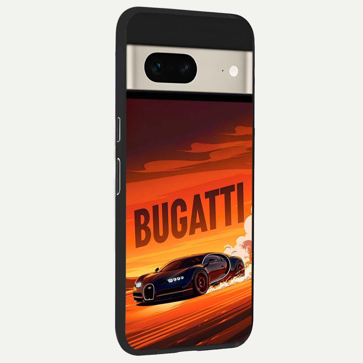  Inferno Bugatti Storm back cover For Google Pixel 7 slim fit glass case with vibrant aesthetic design