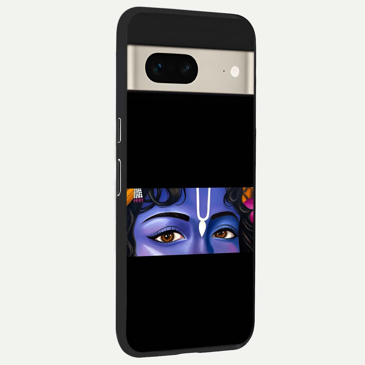  Krishna Eye back cover For Google Pixel 7 slim fit glass case with vibrant aesthetic design