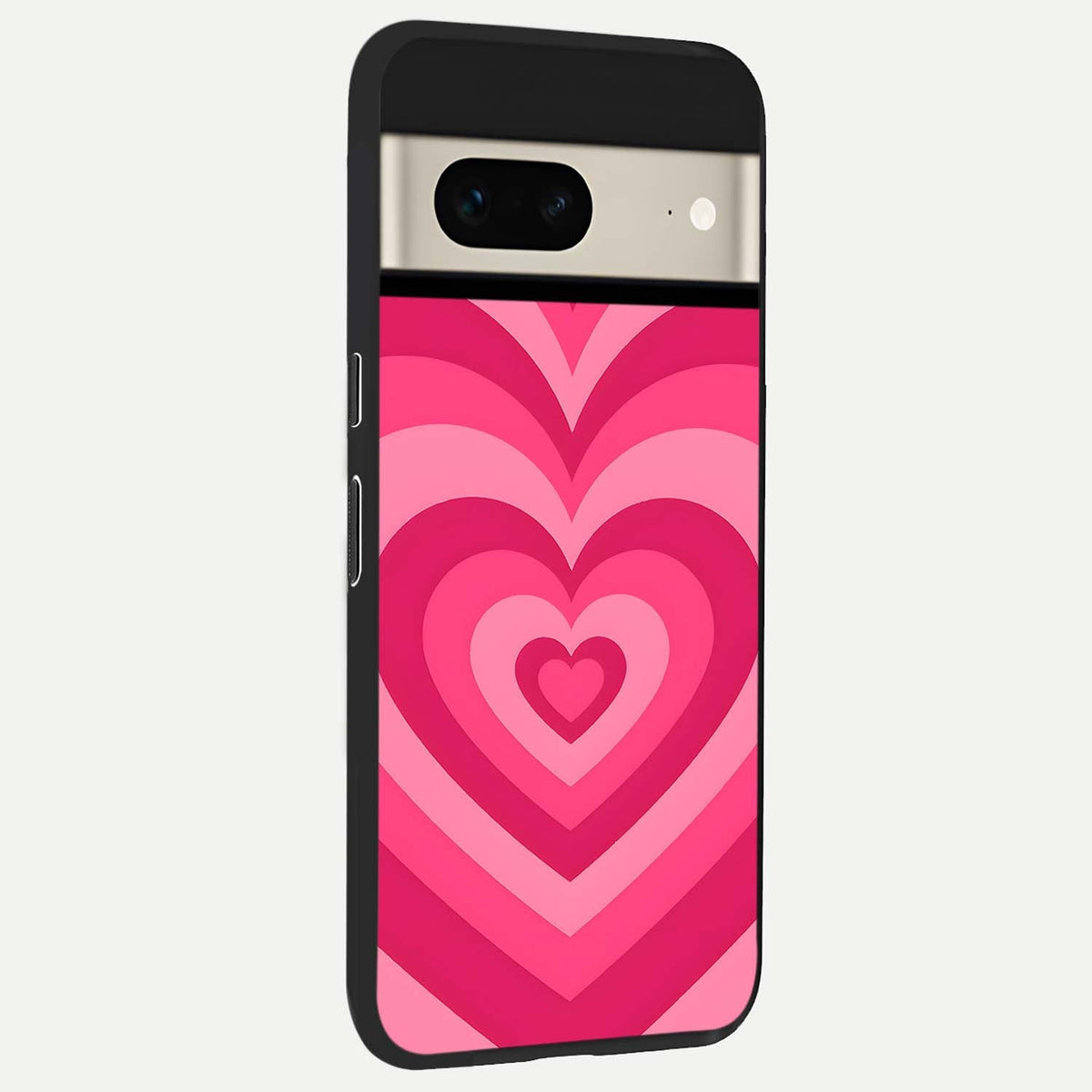  Layered Love Hearts back cover For Google Pixel 7 slim fit glass case with vibrant aesthetic design