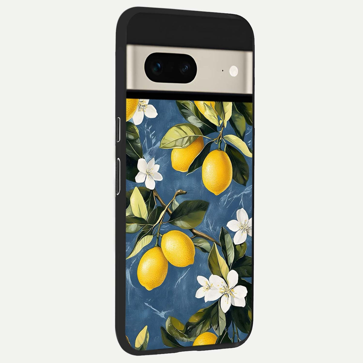  Lemon Dream Garden back cover For Google Pixel 7 slim fit glass case with vibrant aesthetic design