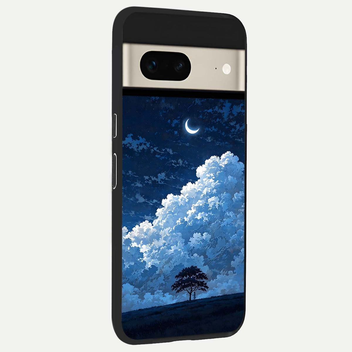  Midnight Sky Serenity back cover For Google Pixel 7 slim fit glass case with vibrant aesthetic design