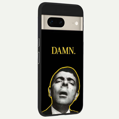  Mr Bean Damn back cover For Google Pixel 7 slim fit glass case with vibrant aesthetic design