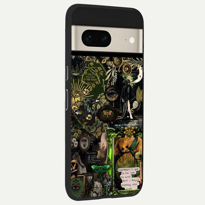  Mystic Woods Secret back cover For Google Pixel 7 slim fit glass case with vibrant aesthetic design