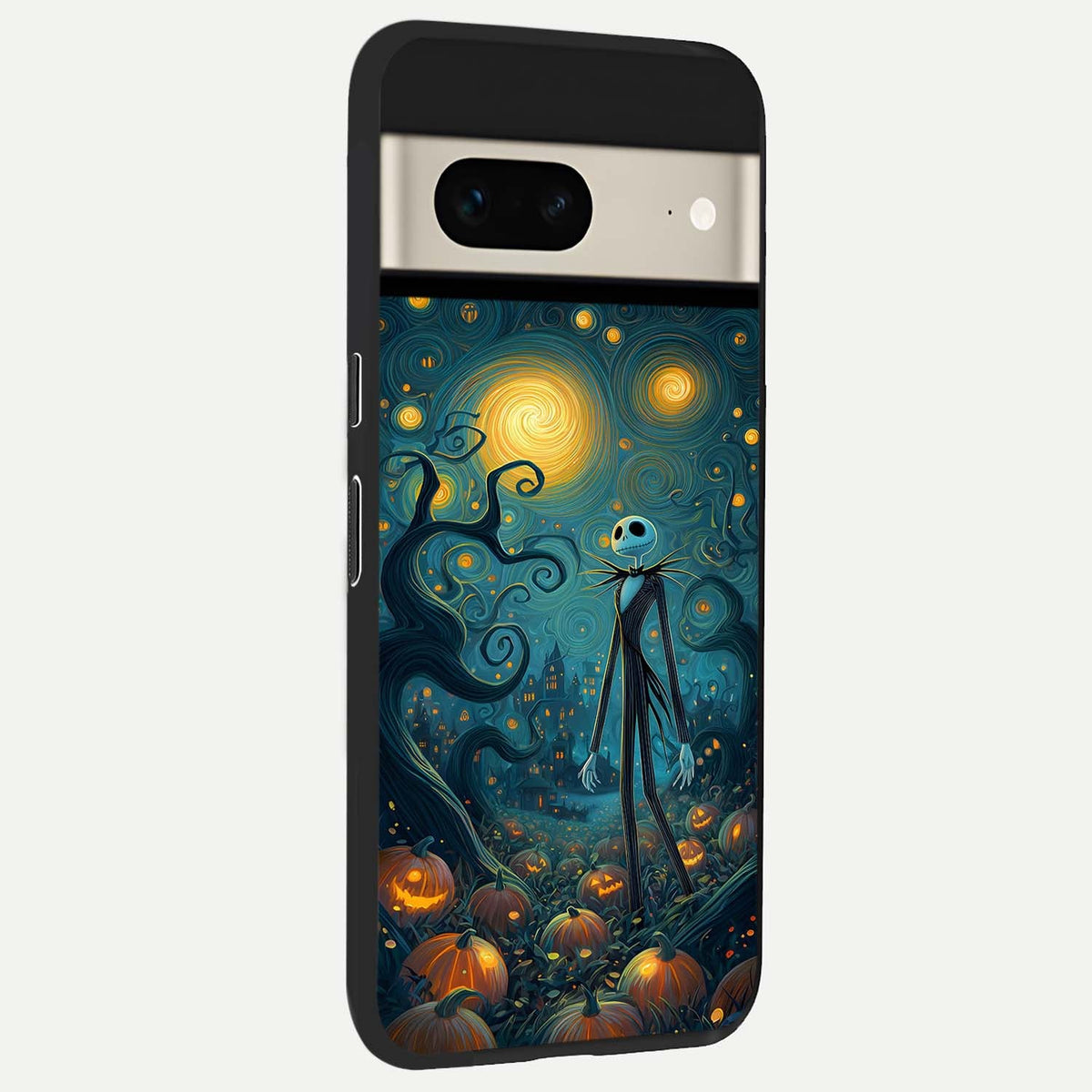  Pumpkin Moonlight Tale back cover For Google Pixel 7 slim fit glass case with vibrant aesthetic design