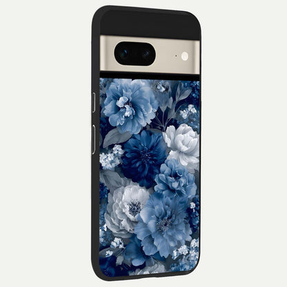  Royal Bloom Garden back cover For Google Pixel 7 slim fit glass case with vibrant aesthetic design