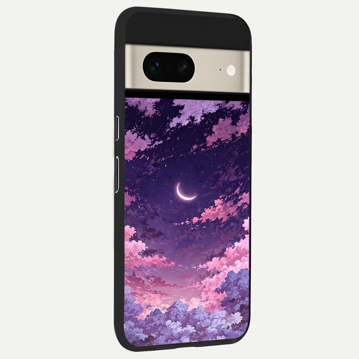  Sky Drift Clouds back cover For Google Pixel 7 slim fit glass case with vibrant aesthetic design
