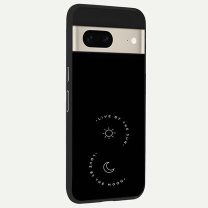  Sunflower Cat Art back cover For Google Pixel 7 slim fit glass case with vibrant aesthetic design