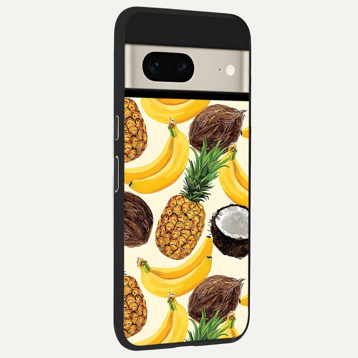  Tropical Fruit Mood back cover For Google Pixel 7 slim fit glass case with vibrant aesthetic design