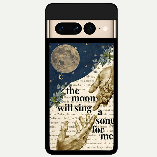  Aesthetic Divine Glass Case For Google Pixel 7 Pro back cover – full design glossy printed glass finish