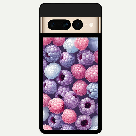  Berry Candy Pop Glass Case For Google Pixel 7 Pro back cover – full design glossy printed glass finish