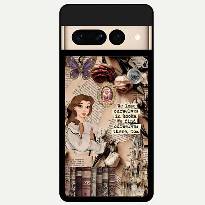  Bookish Dream World Glass Case For Google Pixel 7 Pro back cover – full design glossy printed glass finish