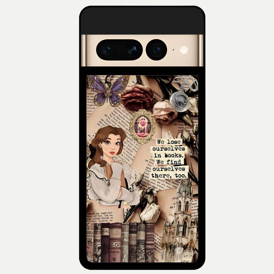  Bookish Dream World Glass Case For Google Pixel 7 Pro back cover – full design glossy printed glass finish