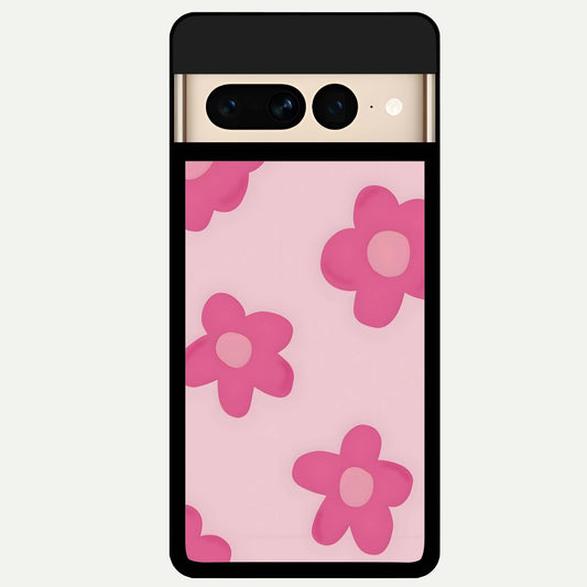  Candy Bloom Dreams Glass Case For Google Pixel 7 Pro back cover – full design glossy printed glass finish