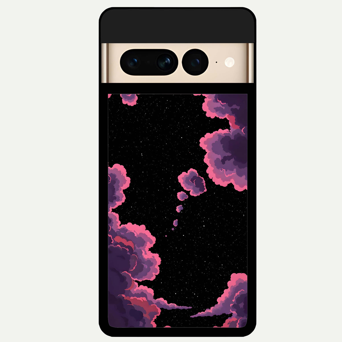  Cosmic Cloud Journey Glass Case For Google Pixel 7 Pro back cover – full design glossy printed glass finish