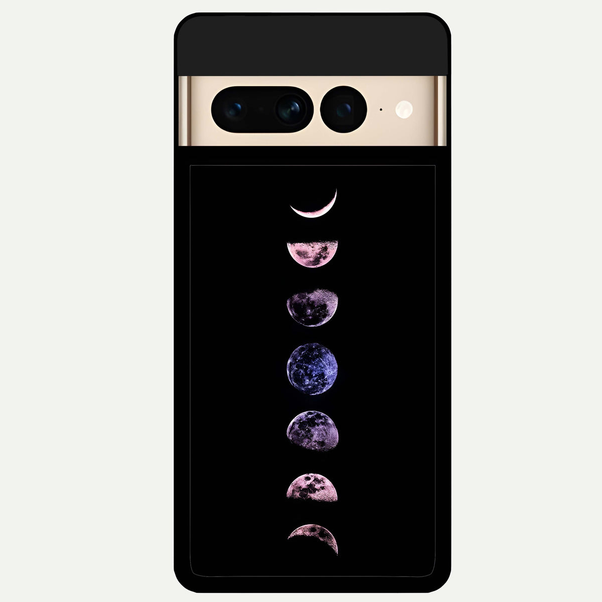  Crimson All Planets Glass Case For Google Pixel 7 Pro back cover – full design glossy printed glass finish