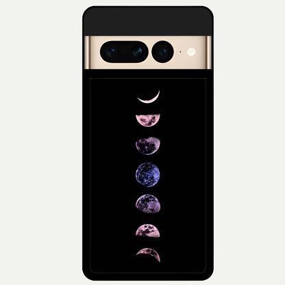  Crimson All Planets Glass Case For Google Pixel 7 Pro back cover – full design glossy printed glass finish