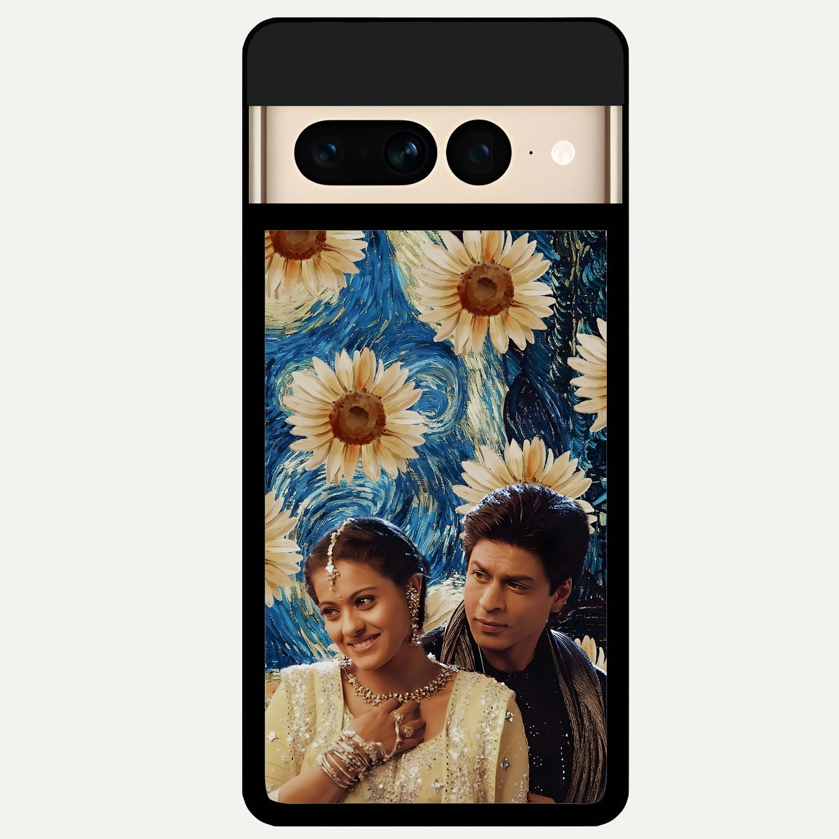  Eternal Love Story Glass Case For Google Pixel 7 Pro back cover – full design glossy printed glass finish