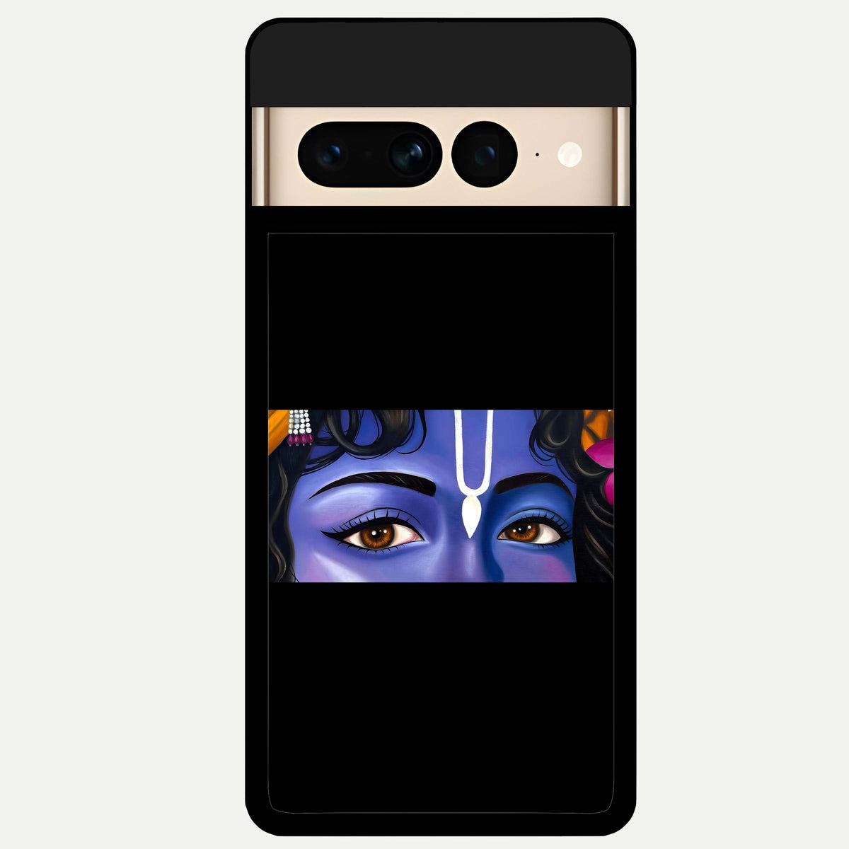  Krishna Eye Glass Case For Google Pixel 7 Pro back cover – full design glossy printed glass finish