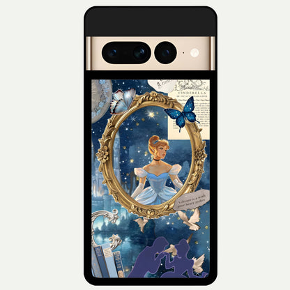  Midnight Queen Glass Case For Google Pixel 7 Pro back cover – full design glossy printed glass finish