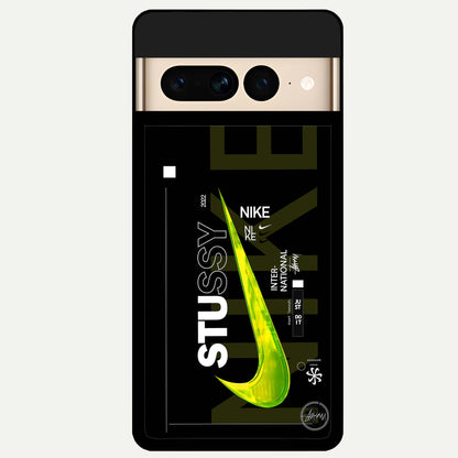  Neon Street Edition Glass Case For Google Pixel 7 Pro back cover – full design glossy printed glass finish