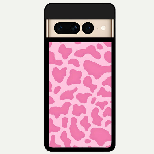  Pinkish Scenery Glass Case For Google Pixel 7 Pro back cover – full design glossy printed glass finish