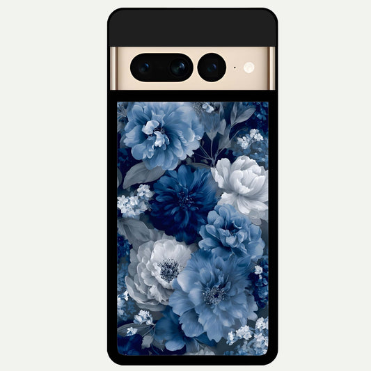  Royal Bloom Garden Glass Case For Google Pixel 7 Pro back cover – full design glossy printed glass finish