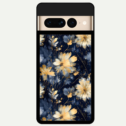  Royal Petal Dream Glass Case For Google Pixel 7 Pro back cover – full design glossy printed glass finish