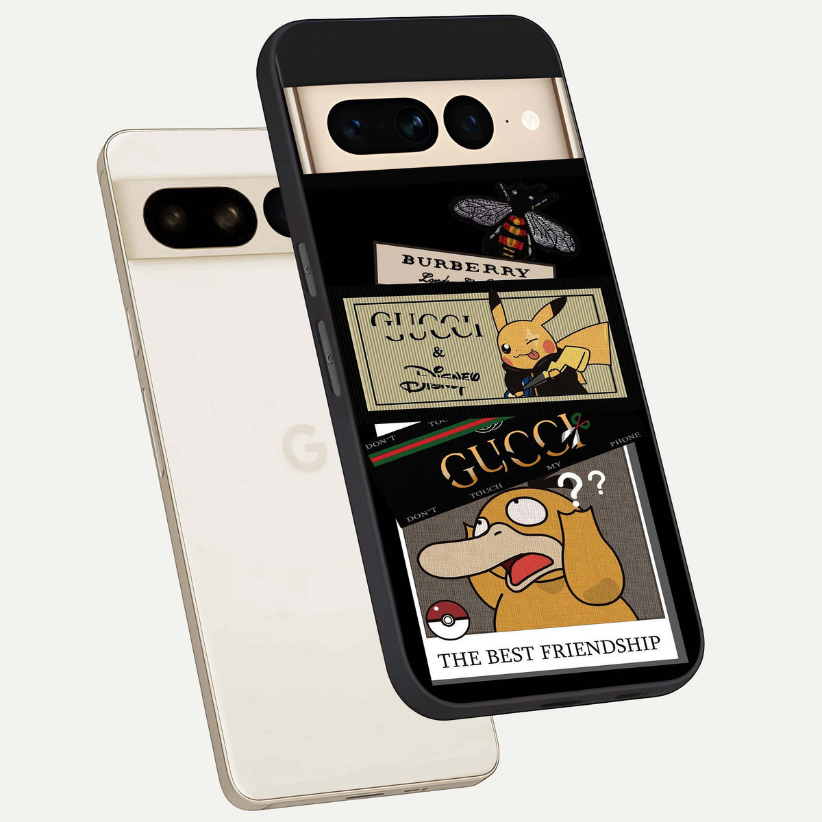  Cartoon Brand Play Mashup phone case For Google Pixel 7 Pro showing premium glass back cover with detailed artwork