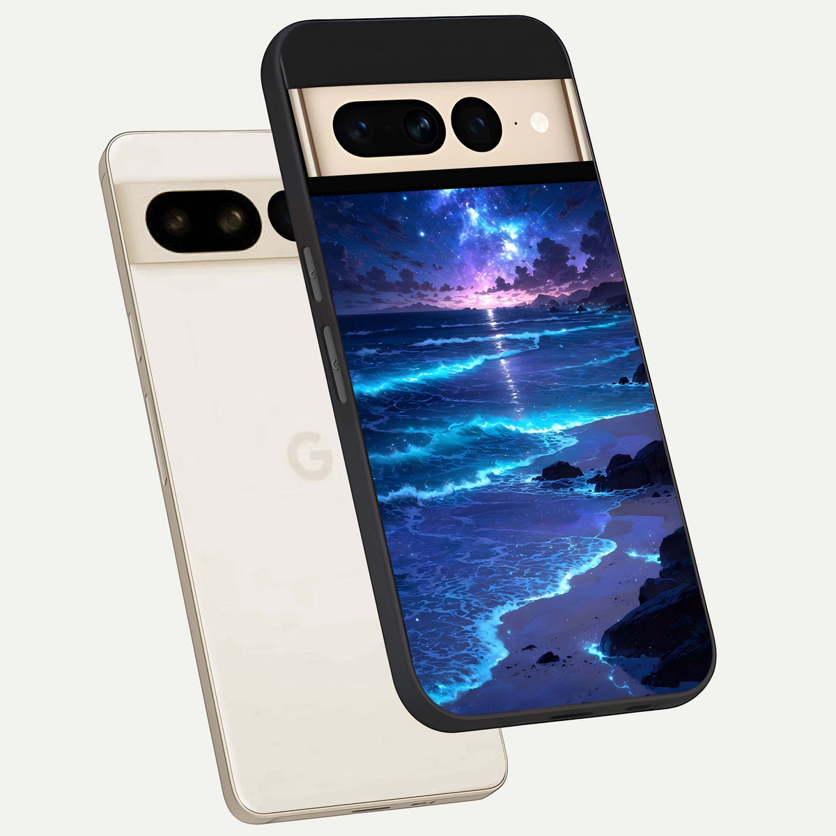  Classic Damn Look phone case For Google Pixel 7 Pro showing premium glass back cover with detailed artwork
