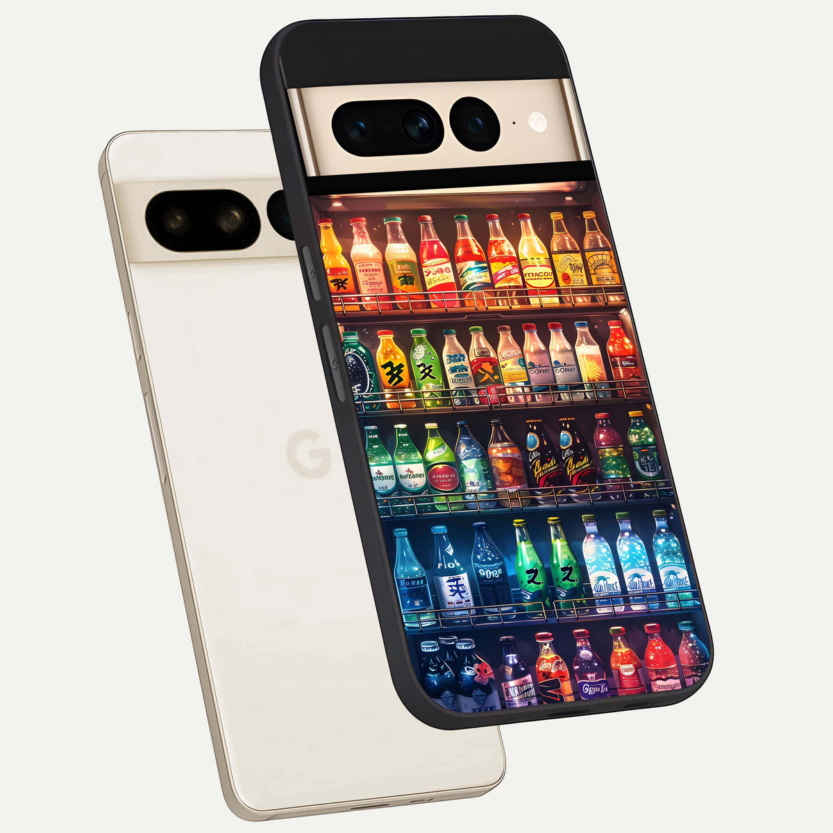  Colorfull Tree phone case For Google Pixel 7 Pro showing premium glass back cover with detailed artwork